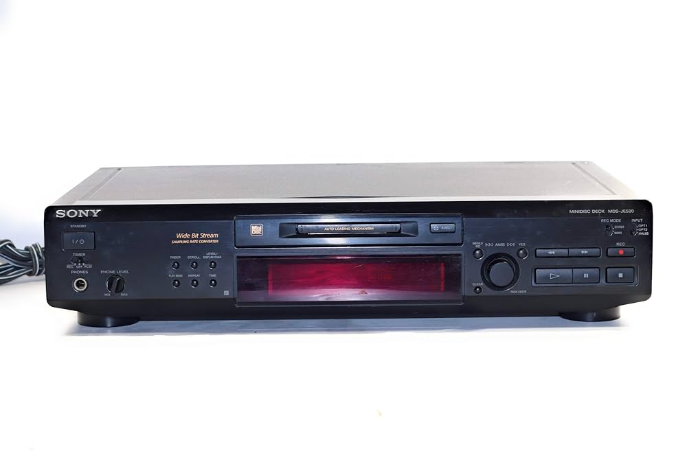 Sony Minidisc Model MDS-JE520 Black : Amazon.co.uk